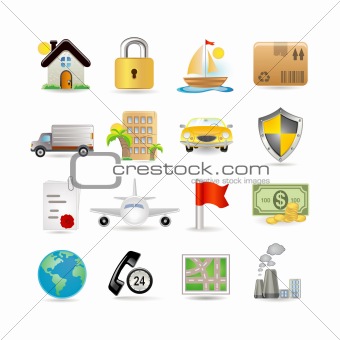 Image 2628836: Insurance Icon Set from Crestock Stock Photos