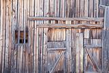 Wooden wall old country barn