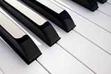 Keyboard piano detail