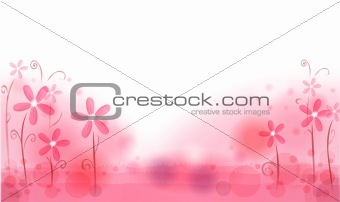 abstract pink flower background