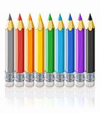 set of colour pencils