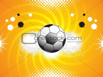 abstract sports grunge based background with football