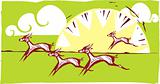 Running Gazelles #3
