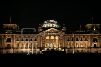 German institution at night