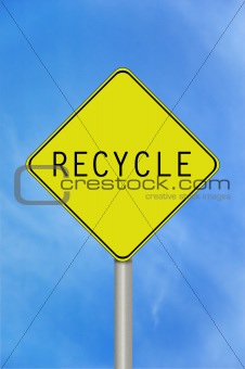 Recycle sign 