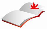 maple leaf and book