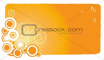 Abstract orange background