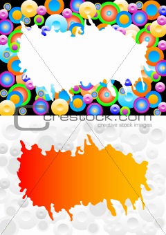 Abstract backgrounds with circles