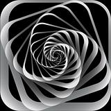 Spiral motion. Abstract background.