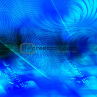 Abstract texture of Credit Card