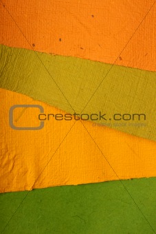 Handmade color papers