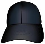 baseball cap, black