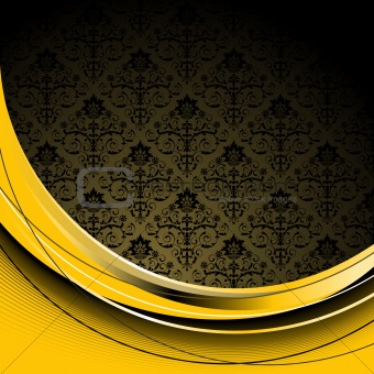 Black  and yellow background 