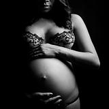 Black and white pregnancy