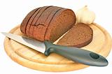 Bread board knife