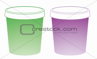 color plastic cup