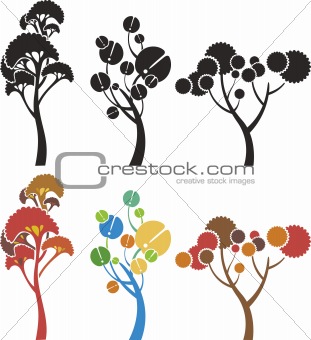 Trees pattern design