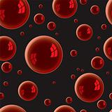 red water bubble background