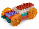 Toy car made from meccano