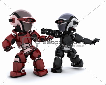 robots in conflict