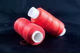 Red thread spools