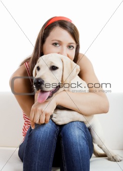 Girl with her best friend