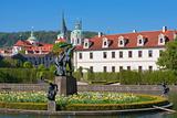 prague, czech republic - baroque wallenstein garden at mala strana