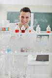 young scientist in lab