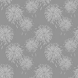 Abstract vector illustration of fireworks