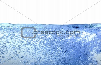 blue water bubble 
