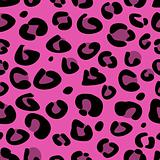 Seamless pink leopard texture pattern