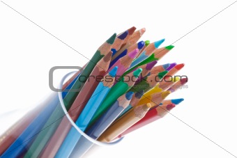 color Pencil in glass