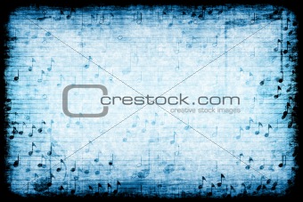 Music Themed Abstract Grunge Background