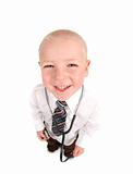 Child Doctor Smiling With Stethoscope
