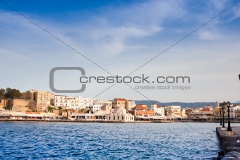 Venetian harbour in Chania