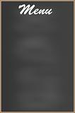 Empty menu board