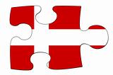 Danish flag puzzle