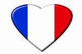 French flag heart