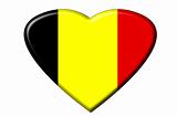 Belgian flag heart
