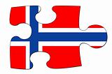 Norwegian flag puzzle