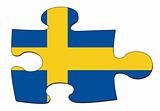Swedish flag puzzle