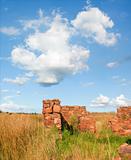 Ruins and clouds