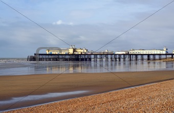 Hasting England beach pier
