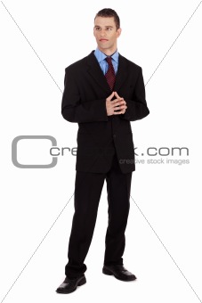 Handsome young business man smiling