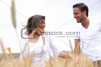 Young couple enjoying 