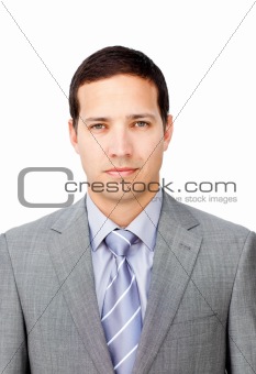 Portrait of a serious young businessman 