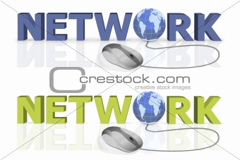 mouse click to network