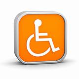 Orange Accessibility Sign