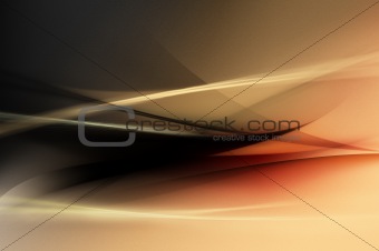 Abstract red, black, orange waves or veils background texture
