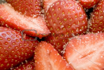 sugar strawberries